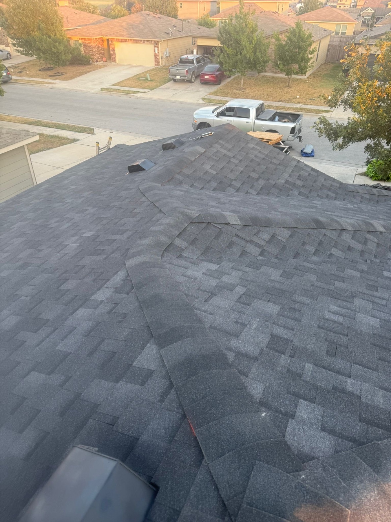 New roof in Round Rock TX by Rush Builders